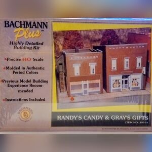 Bachmann Plus Building Kit - Randy's Candy & Gray's Gifts. Item# 35101.